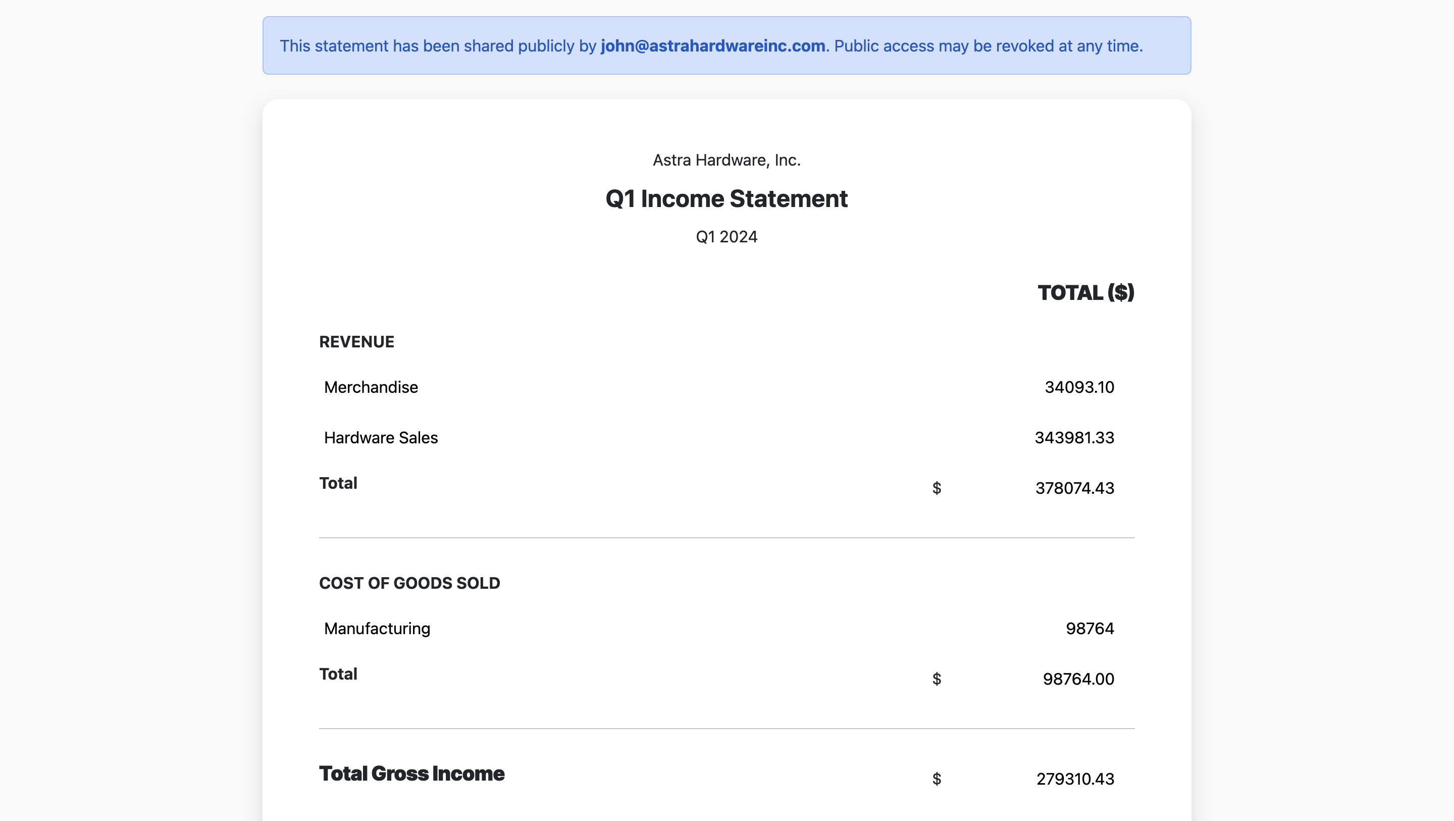 Protoolio Statements Protoolio